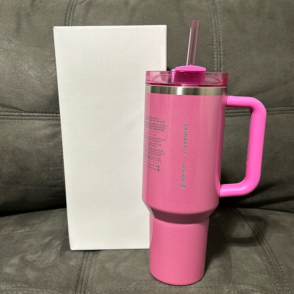 Stanley X Starbucks 2024 Winter Pink Cup